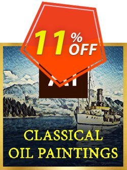 11% OFF Classical Oil Paintings Coupon code