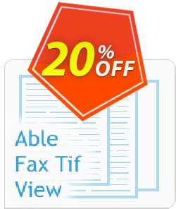 20% OFF Able Fax Tif View Coupon code