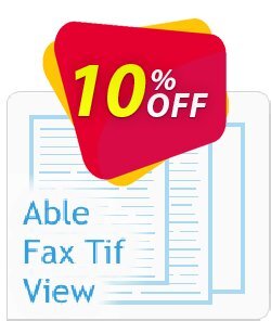 10% OFF Able Fax Tif View - Site License  Coupon code