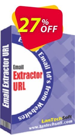 27% OFF LantechSoft Email Extractor URL Coupon code