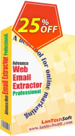 25% OFF LantechSoft Advance Web Email Extractor Coupon code