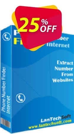 25% OFF LantechSoft Phone Number Finder Internet Coupon code