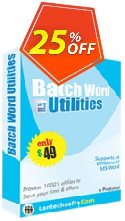 25% OFF LantechSoft Batch Word Utilities Coupon code