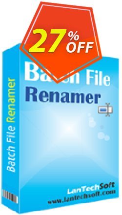 27% OFF LantechSoft Batch File Renamer Coupon code
