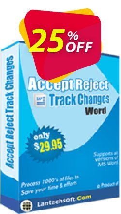 25% OFF LantechSoft Accept Reject Track Changes Word Coupon code