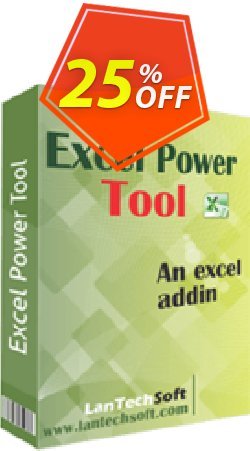 25% OFF LantechSoft Excel Power Tool Coupon code