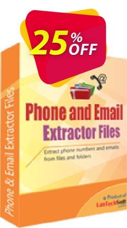 25% OFF LantechSoft Phone and Email Extractor Files Coupon code