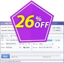 26% OFF Magic DVD Ripper - Full License + 1 Year Upgrades Coupon code
