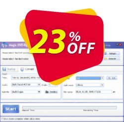 23% OFF Magic DVD Ripper - Full License + 2 Years Upgrades  Coupon code