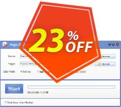 23% OFF Magic DVD Copier - Full License + 2 Years Upgrades  Coupon code