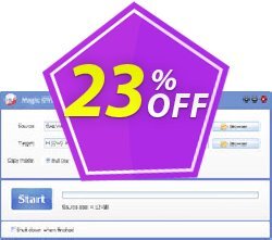 23% OFF Magic DVD Copier - Full License + 2 Years Upgrades Coupon code