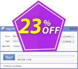 23% OFF Magic DVD Copier - Full License + 2 Years Upgrades  Coupon code