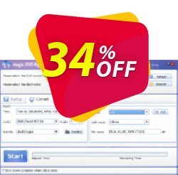 34% OFF Magic DVD Ripper Full License - Lifetime Upgrades Coupon code