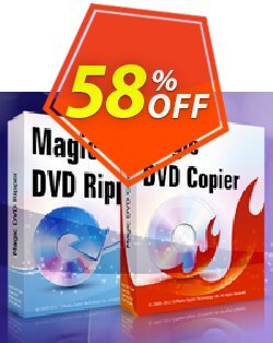 58% OFF Magic DVD Ripper + Magic DVD Copier - Lifetime Upgrades Coupon code