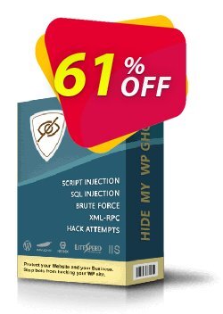 Hide My WP Ghost - 5 Websites Coupon discount 60% Discount - 5 Websites - amazing promotions code of Hide My WP Ghost - 5 Websites 2024