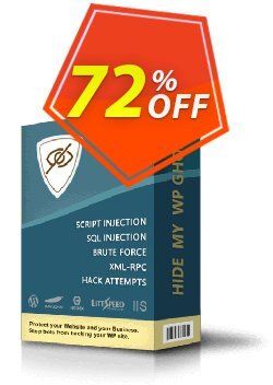 72% OFF Hide My Wordpress Ghost - 10 Websites Coupon code