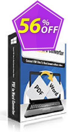 56% OFF PDFtoWord Converter Coupon code