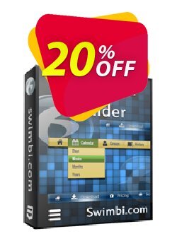 20% OFF Swimbi Webmaster license Coupon code