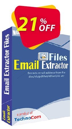 21% OFF Email Extractor Files Coupon code