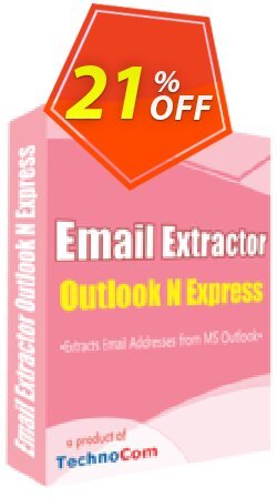 21% OFF Email Extractor Outlook N Express Coupon code