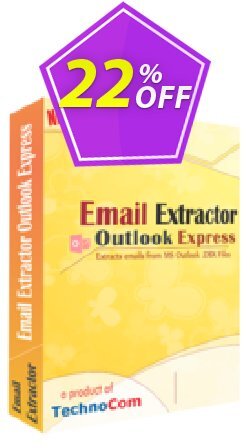 22% OFF Email Extractor Outlook Express Coupon code