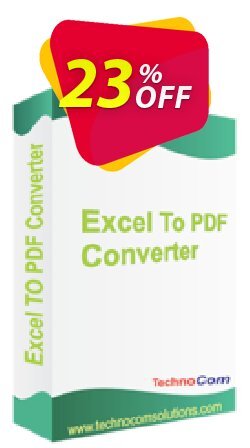 23% OFF Excel to PDF Converter Coupon code