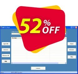 52% OFF PDF To Text Converter Coupon code