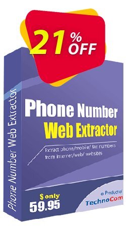 21% OFF Phone Number Web Extractor Coupon code