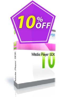 10% OFF Media Player SDK Standard - One Developer Coupon code