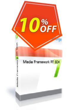 10% OFF Media Framework RT SDK - One Developer Coupon code