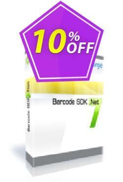 10% OFF Barcode SDK .Net - One Developer Coupon code