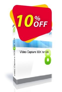 10% OFF Video Capture SDK for iOS - One Developer Coupon code