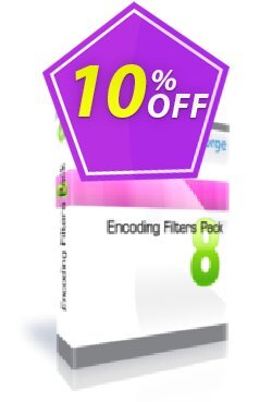 10% OFF Encoding Filters Pack - One Developer Coupon code