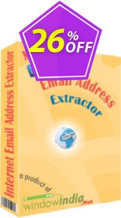 26% OFF WindowIndia Internet Email Address Extractor Coupon code