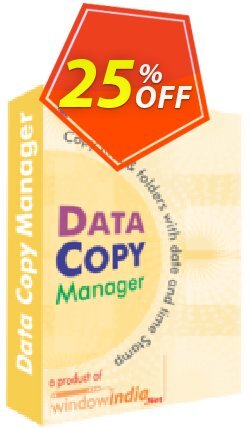 25% OFF WindowIndia Data Copy Manager Coupon code