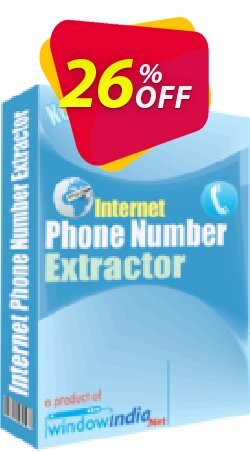 26% OFF WindowIndia Internet Phone Number Extractor Coupon code