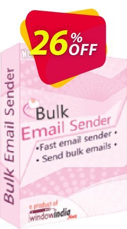 WindowIndia Bulk Email Sender Coupon, discount Christmas OFF. Promotion: wondrous sales code of Bulk Email Sender 2022