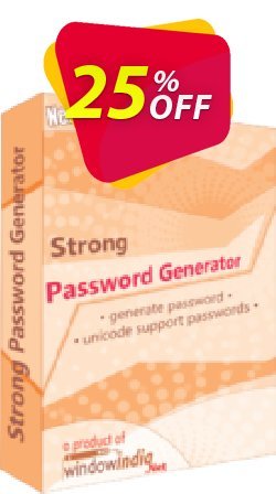 25% OFF WindowIndia Strong Password Generator Coupon code
