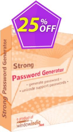 25% OFF WindowIndia Strong Password Generator Coupon code