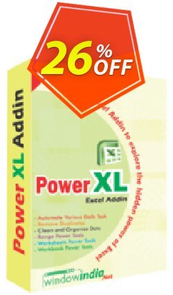 26% OFF WindowIndia Power XL Coupon code