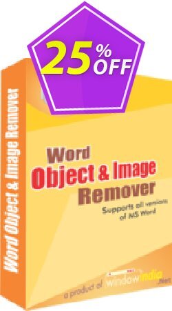 25% OFF WindowIndia Word Object and Image Remover Coupon code