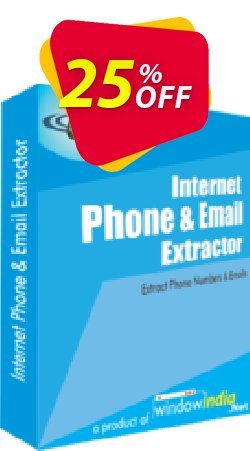 WindowIndia Internet Phone and Email Extractor Coupon, discount Christmas OFF. Promotion: awesome promotions code of Internet Phone and Email Extractor 2022