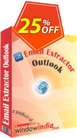 25% OFF WindowIndia Email Extractor Outlook Coupon code