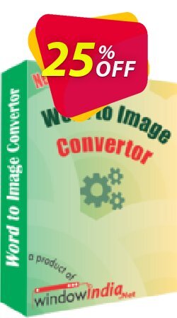 25% OFF WindowIndia Word to Image Convertor Coupon code