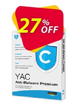 27% OFF YAC Anti-Malware Premium 6 Coupon code
