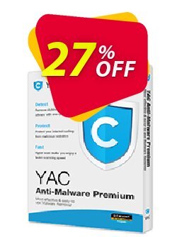 27% OFF YAC Anti-Malware Premium 6 Coupon code