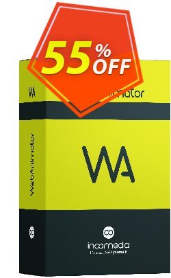 WebAnimator 4 Coupon discount 55% OFF WebAnimator now 3, verified - Amazing offer code of WebAnimator now 3, tested & approved