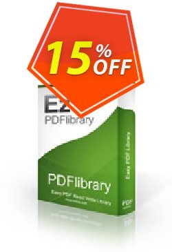 15% OFF PDFlibrary Enterprise Source Coupon code