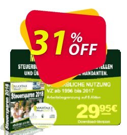 31% OFF MAXTAX - Beraterversion 5 Akten Coupon code