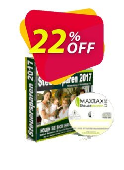 22% OFF MAXTAX Steuersparen 2017 DELUXE Coupon code